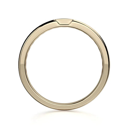 Michael M Channel Wedding Band