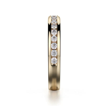 Michael M Channel Wedding Band