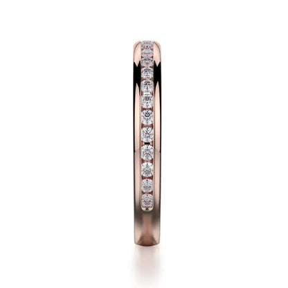 Michael M Channel Wedding Band