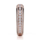 Michael M Channel / Pave Wedding Band