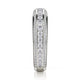 Michael M Channel / Pave Wedding Band
