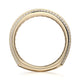 Michael M Channel / Pave Wedding Band