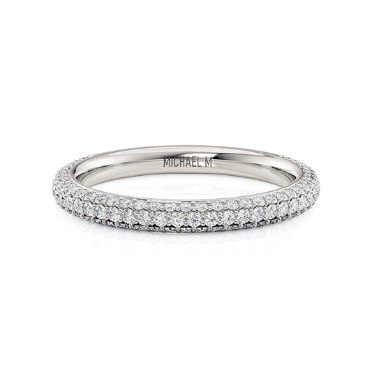Michael M Pave Wedding Band