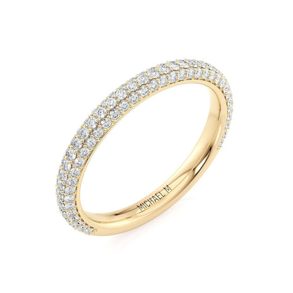 Michael M Pave Wedding Band