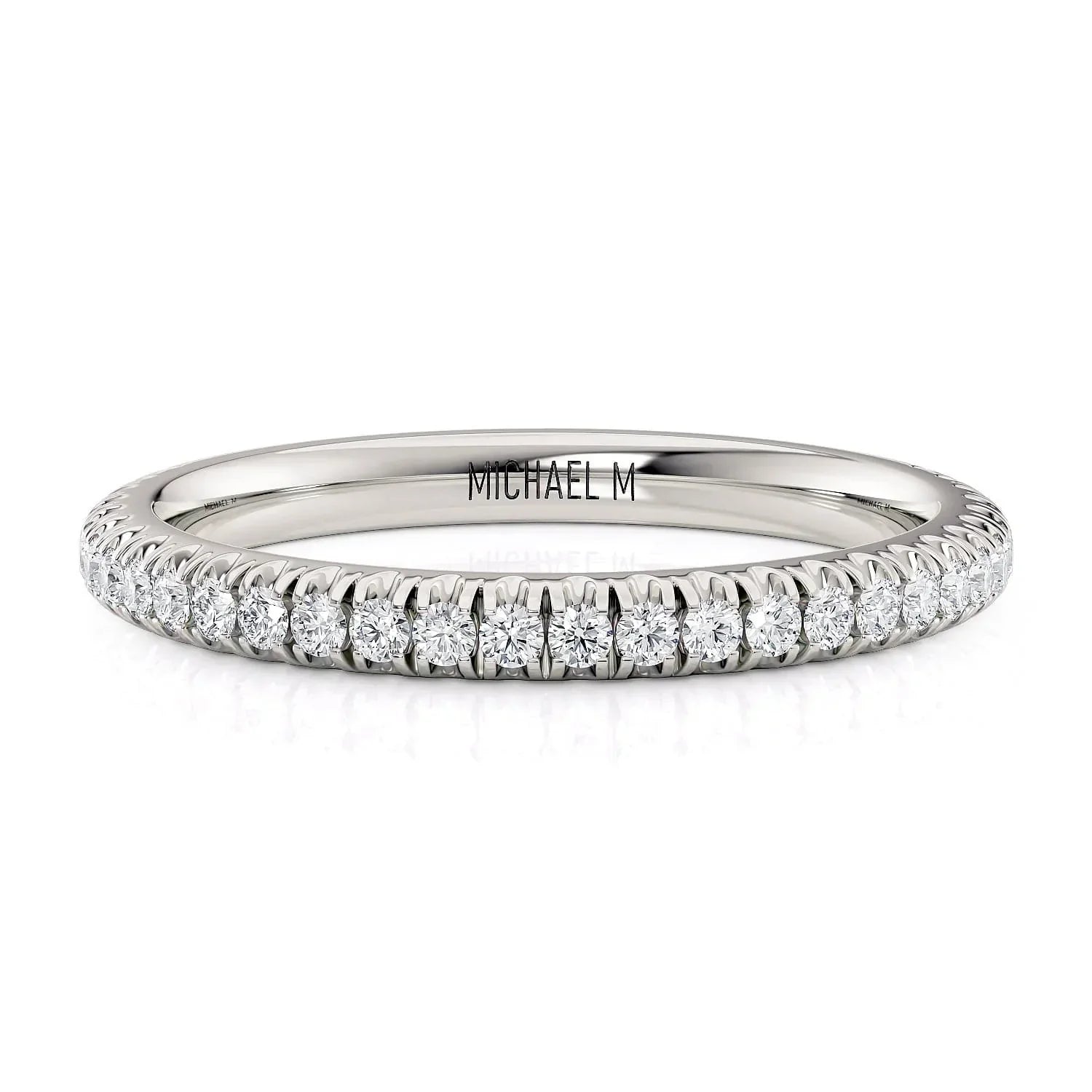 MICHAEL M Wedding Bands White Gold Wedding band R371B2 R371B2WG
