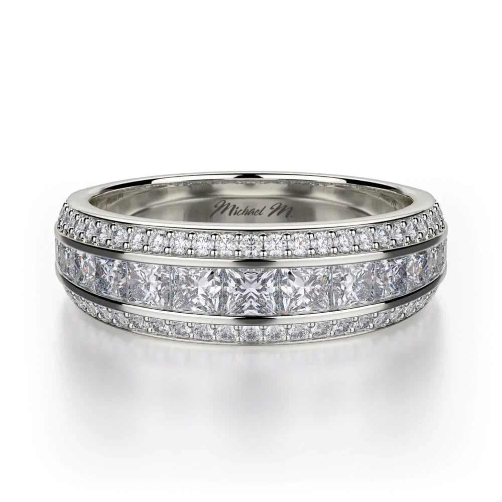 MICHAEL M Wedding Bands White Gold Wedding band R401B R401BWG