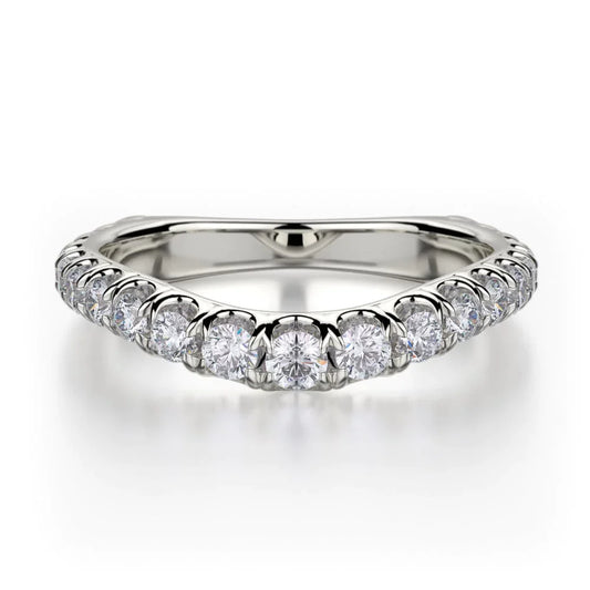 MICHAEL M Wedding Bands White Gold Wedding band R440B R440BWG