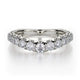 MICHAEL M Wedding Bands White Gold Wedding band R440LB R440LBWG