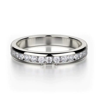 MICHAEL M Wedding Bands White Gold Wedding band R461B1 R461-B1WG