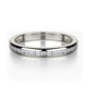 MICHAEL M Wedding Bands White Gold Wedding band R461SB R461SBWG