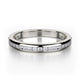 MICHAEL M Wedding Bands White Gold Wedding band R461SB R461SBWG