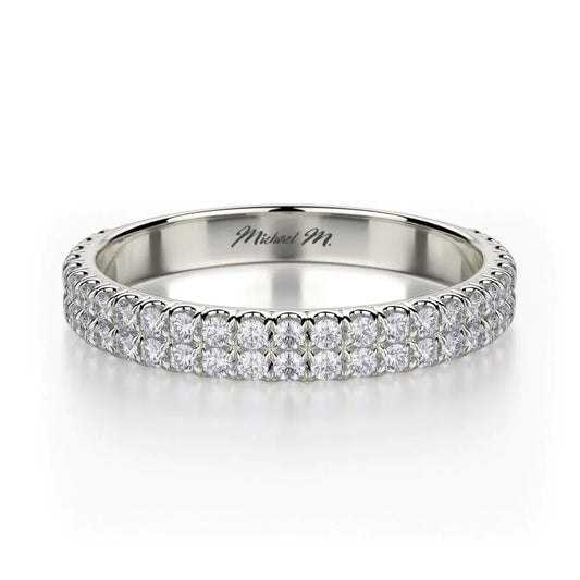MICHAEL M Wedding Bands White Gold Wedding band R483B R483BWG