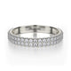 MICHAEL M Wedding Bands White Gold Wedding band R483B R483BWG