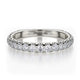 MICHAEL M Wedding Bands White Gold Wedding band R655SB R655SBWG