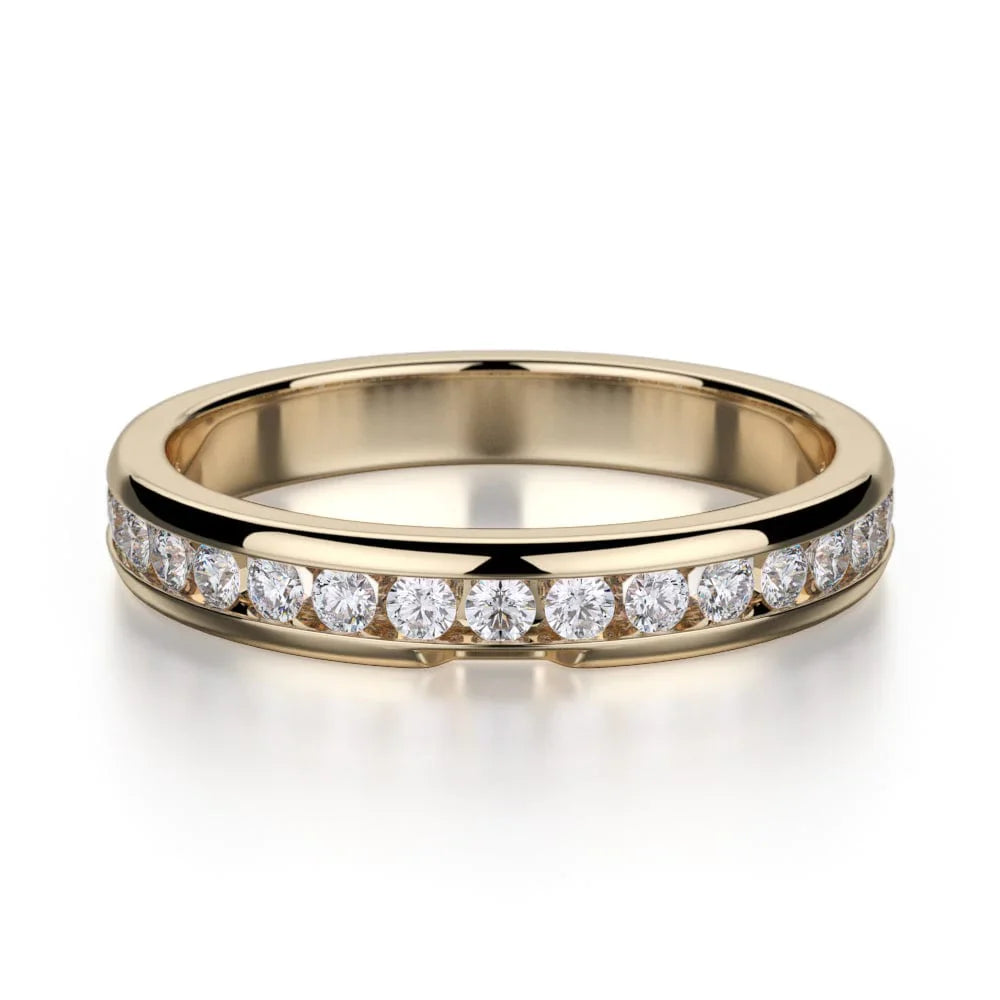 MICHAEL M Wedding Bands Yellow Gold Wedding band R461B1 R461-B1YG