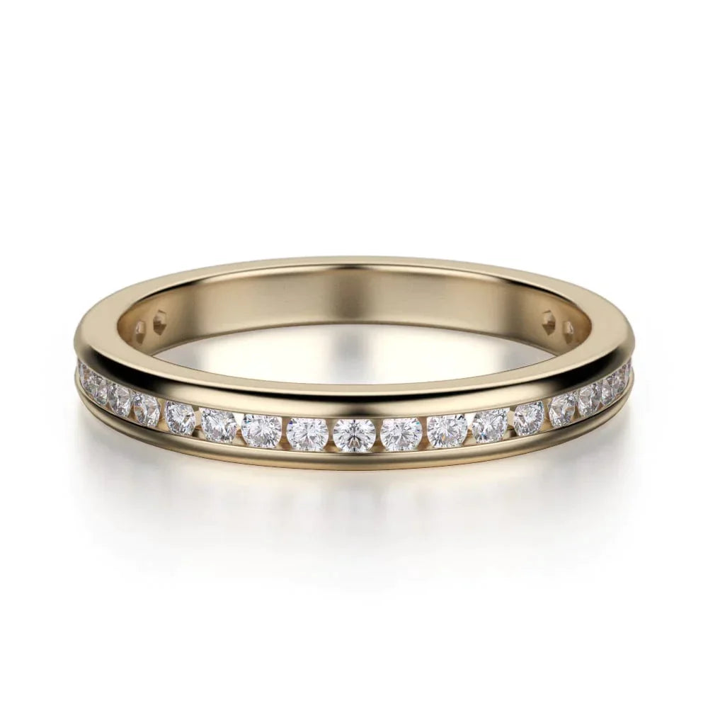 MICHAEL M Wedding Bands Yellow Gold Wedding band R461SB R461SBYG