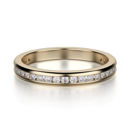 MICHAEL M Wedding Bands Yellow Gold Wedding band R461SB R461SBYG