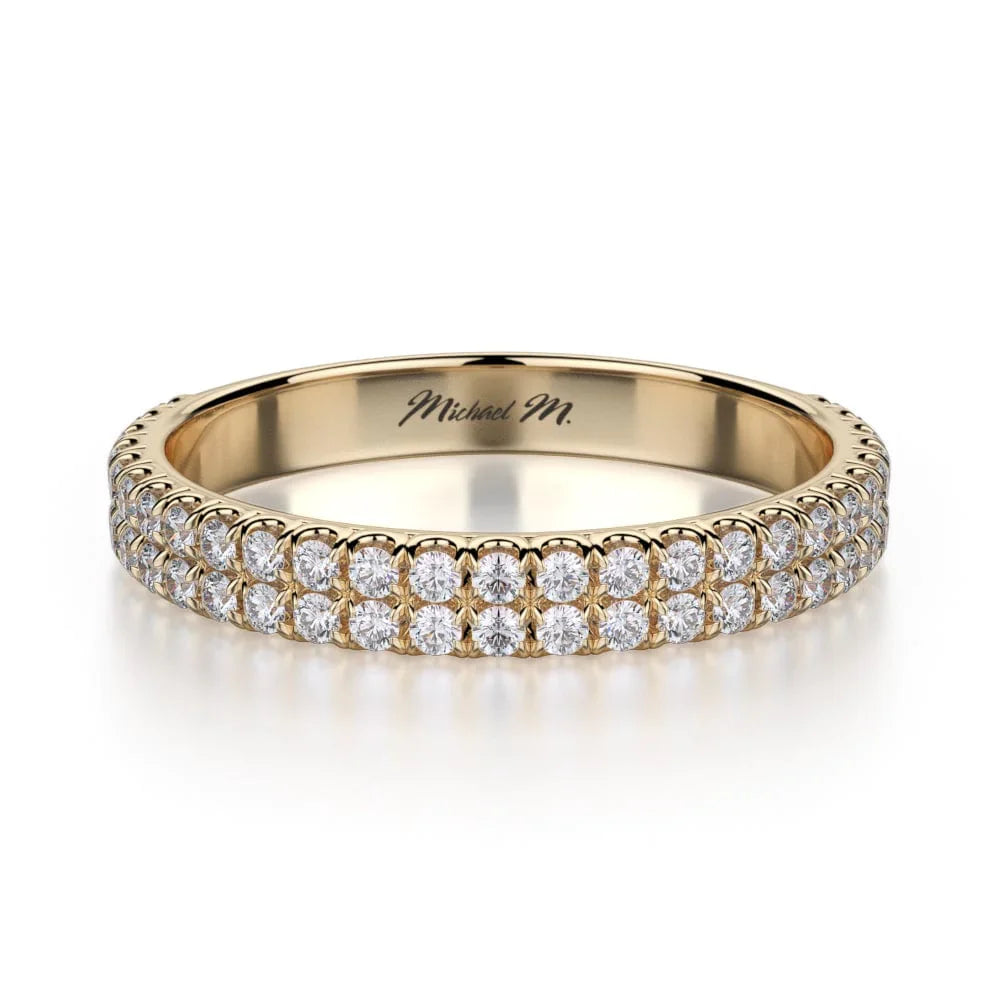 MICHAEL M Wedding Bands Yellow Gold Wedding band R483B R483BYG