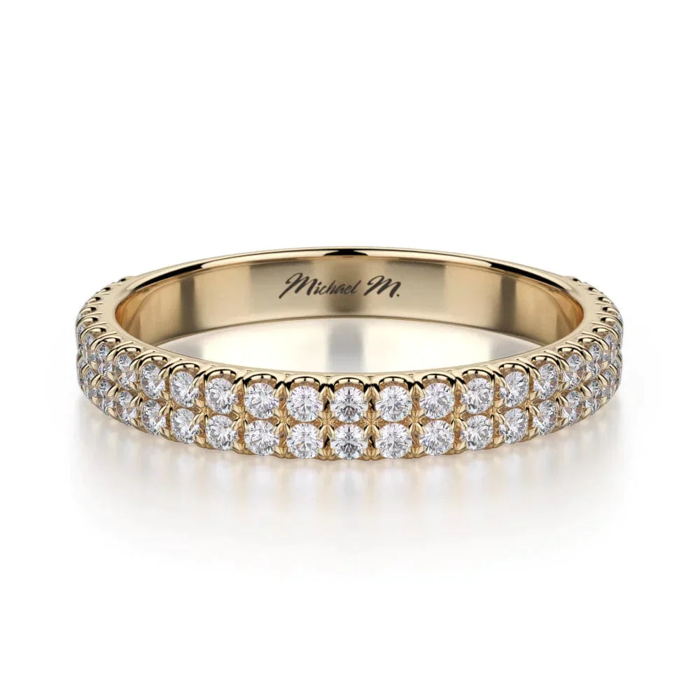 MICHAEL M Wedding Bands Yellow Gold Wedding band R483B R483BYG
