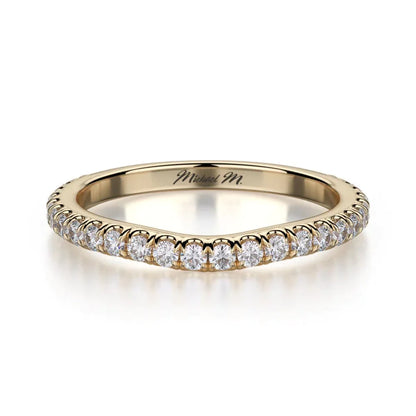 MICHAEL M Wedding Bands Yellow Gold Wedding band R490B R490BYG