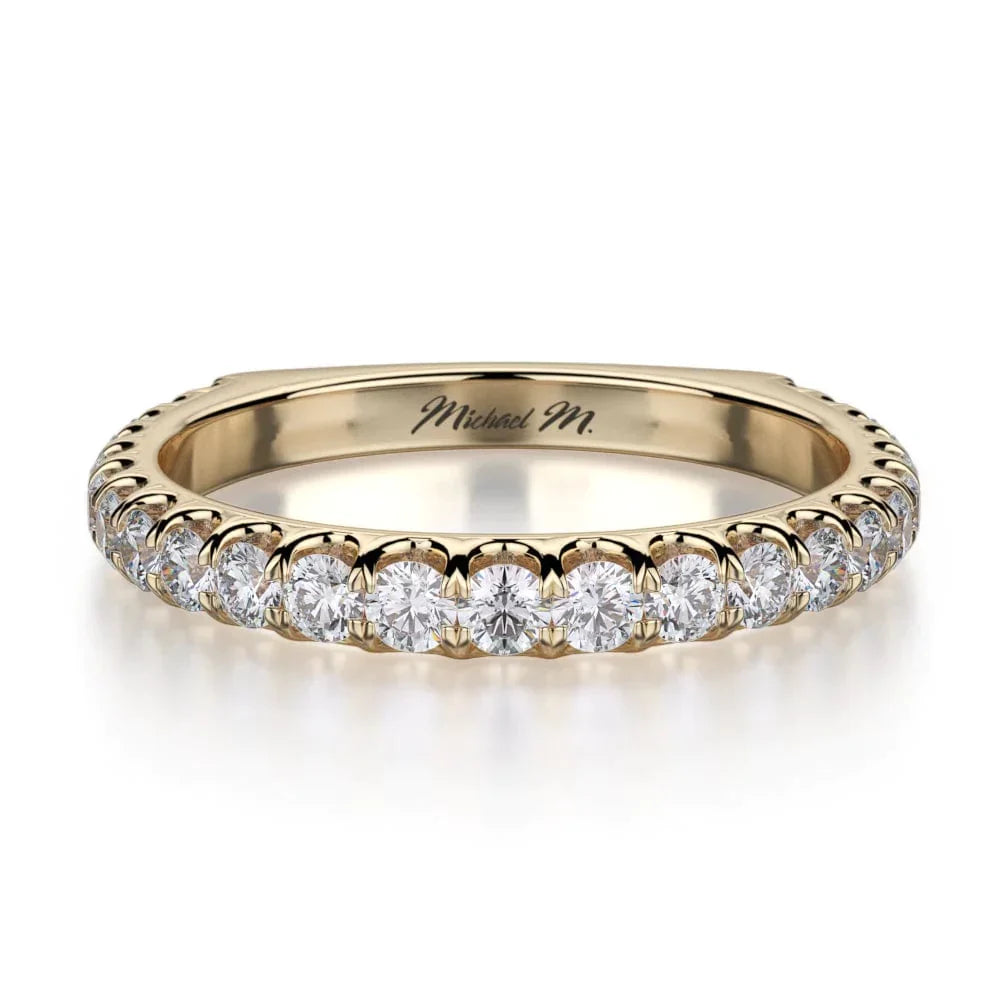 MICHAEL M Wedding Bands Yellow Gold Wedding band R655SB R655SBYG