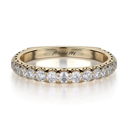 MICHAEL M Wedding Bands Yellow Gold Wedding band R655SB R655SBYG