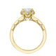 Emerald Bloom Engagement Ring