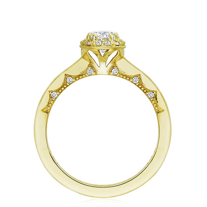 Oval Bloom Engagement Ring