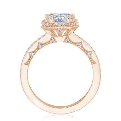 Emerald Bloom Engagement Ring