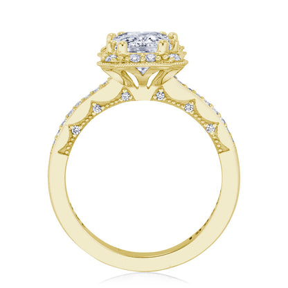 Emerald Bloom Engagement Ring