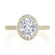 Oval Bloom Engagement Ring