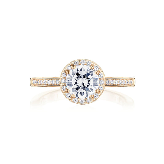 Round Bloom Engagement Ring
