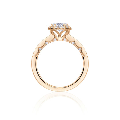 Round Bloom Engagement Ring