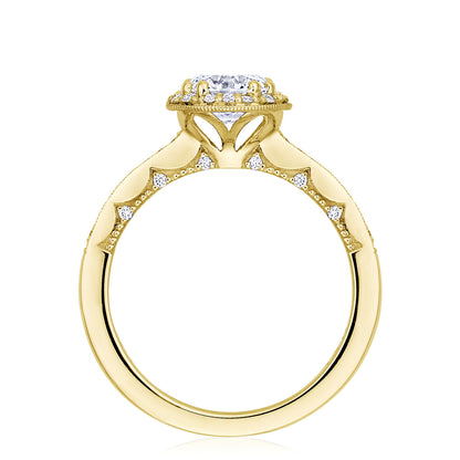 Round Bloom Engagement Ring