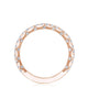 French Pavé Diamond Wedding Band