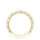 French Pavé Diamond Wedding Band