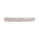 French Pavé Diamond Wedding Band