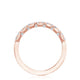 French Pavé Diamond Wedding Band