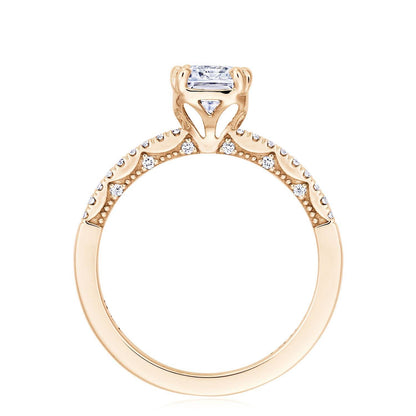 Emerald Solitaire Engagement Ring