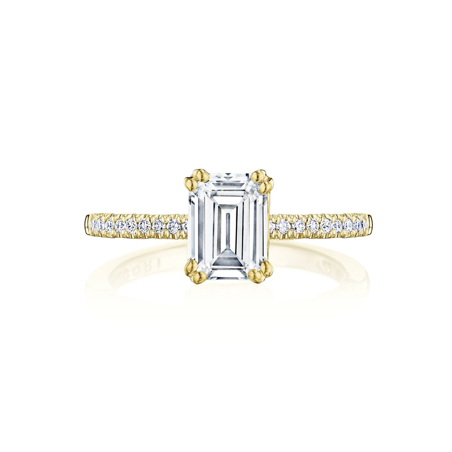Emerald Solitaire Engagement Ring