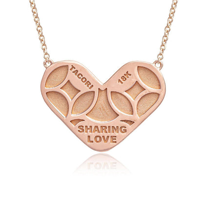 American Cancer Society Sharing Love Necklace in 18kt Rose Gold - TACORI