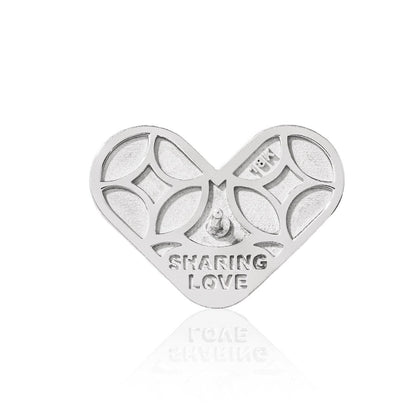 American Cancer Society Sharing Love Pin in 18kt White Gold - TACORI