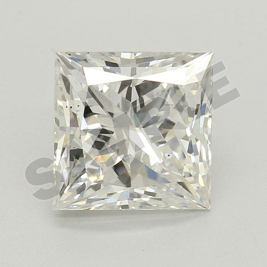 3.06 Carat Princess IGI Labgrown Diamond, With Certificate ID LG675514607