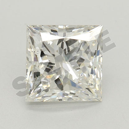 2.00 Carat Princess GIA Natural Diamond, With Certificate ID 6505946060