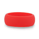 AMOROUS Silicone Ring for Men and Women Red Comfort Fit Hypoallergenic Thorsten - 8mm