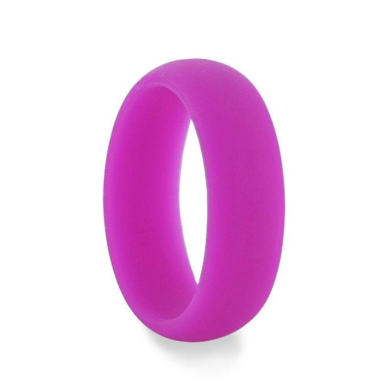 MAYRA Silicone Ring for Men and Women Purple Comfort Fit Hypoallergenic Thorsten - 8mm - Thorsten Rings