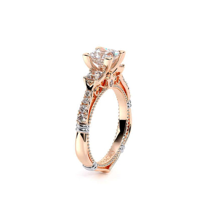 Verragio Three-Stone Princess Engagement Ring