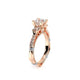 Verragio Three-Stone Princess Engagement Ring