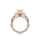 Verragio Three-Stone Princess Engagement Ring