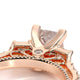 Verragio Three-Stone Princess Engagement Ring